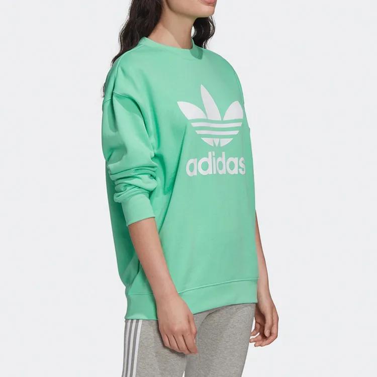 Adidas Originals Trefoil Sweatshirt Women's Mint Green (Unisex) Sweatshirts FM3290