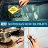 Auto Glass Cleaning Scraper Tool for Car Windows Stickers Non Scratch Scraper with Metal+Plastic Blades Oven & Hob Scraper