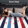 Electric Heated Throw Polyester 180*150cm As Shown 1x 220V Full Size Queen King Twin Bed Fleece Sherpa Heat Under Bedding
