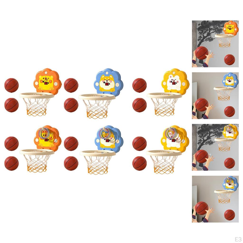 סט חישוקי כדורסל, משחק משפחתי חינוכי לבנים ולבנות, צעצועי ספורט מתקפלים לילדים,