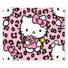Sanrio Hello Kitty leopard print heartshaped bow print tapestry elegant background party banner fabric cute room decoration