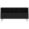 vidaXL TV-Schrank Schwarz 102x36x50 cm Holzwerkstoff