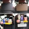 Vehicle Seat Back Organizers Tray Multifunctional Drink Holder Quick Mount System For Snacks Meals Car Interior