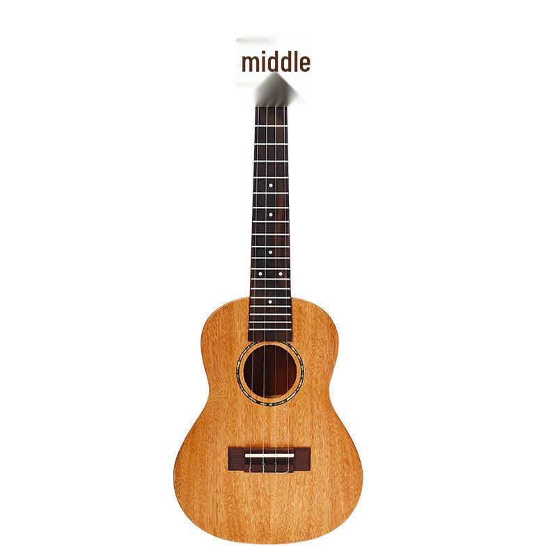 Classical 23/26 Inch Solid Mahogany Top Ukulele for Children's Beginners