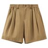 INMAN High-Waist Relaxed-Fit Shorts