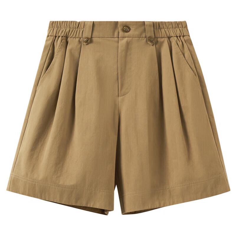 INMAN High-Waist Relaxed-Fit Shorts