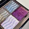 HERORANGE Color Block Dream Shadow Palette Four-Color Glitter Chameleon Effect Pearlescent Sparkling Easy To Apply Long-Lasting Non-Fading Mashed