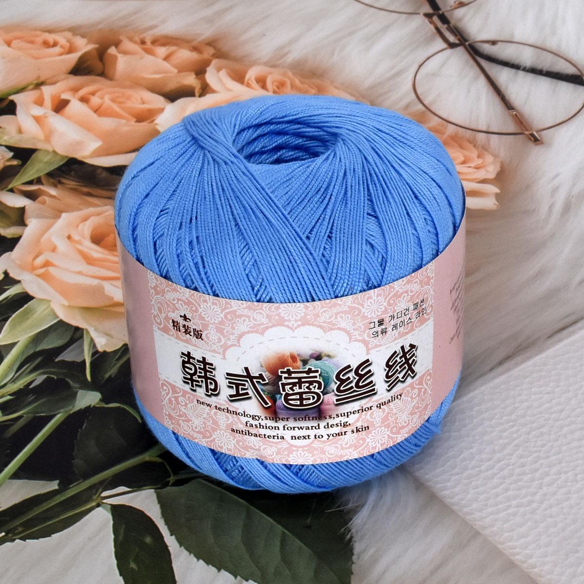 

6шт 300г/10.56унц Бавовняна камвольна пряжа Багатоколірна Машинне прання Пряжа для в язання гачком Пряжа для DIY для шалей Амігурумі, дитячих ковдр Приладдя для рукоділля