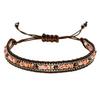 Bohemian Ladies Bracelet Fashion Hand-woven Bracelet Crystal Single Layer Beaded Bracelet National Wind Friendship Bracelet Gift