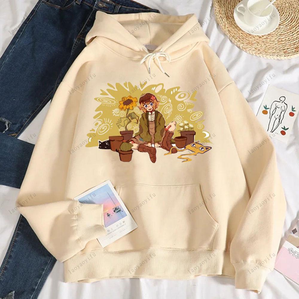Cute Omori Hoodie Printed Sportswear Unique Style Popular Hot Selling Pullover Hip Hop Casual Classic Clothing Men Sportswear