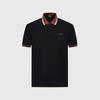 Brand Logo Striped Contrasting Spring and Summer Casual and Comfortable Men's Short Sleeved Polo Shirt
