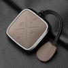 Metal And Leather 4 Button Car Key Case Cover For Zeekr X 001 009   Car Key Case Protect Fob