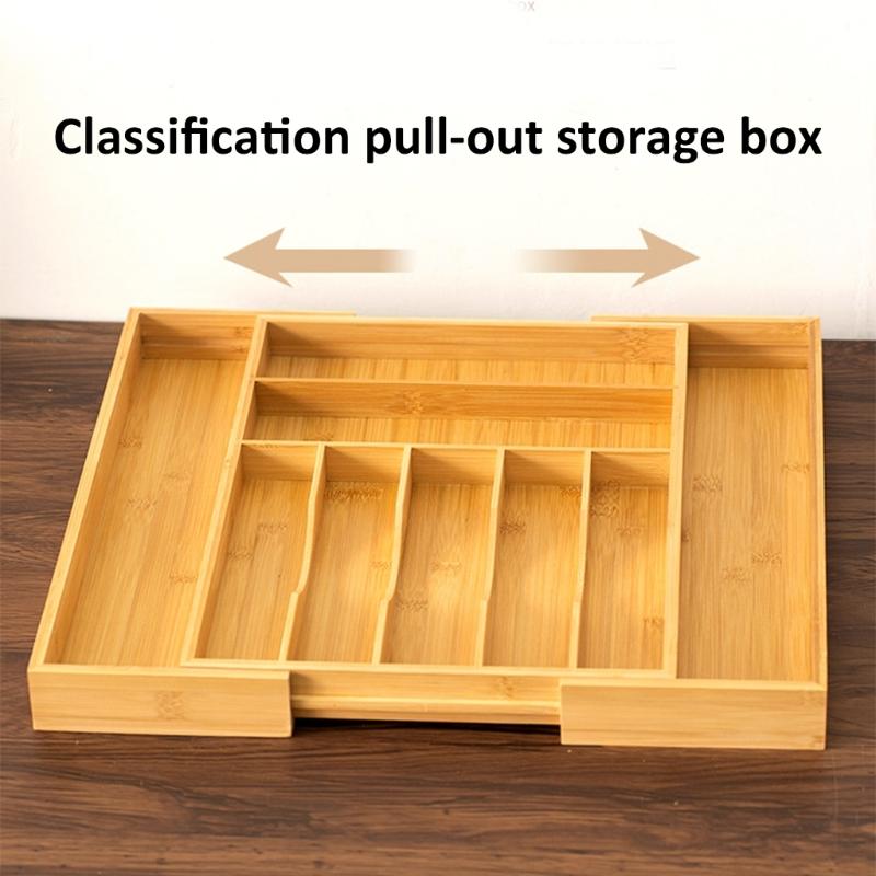 Kitchen Drawer Organizers Expandable from 13 to 20 Inches Wide for Organizing Utensils and Gadgets Efficiently