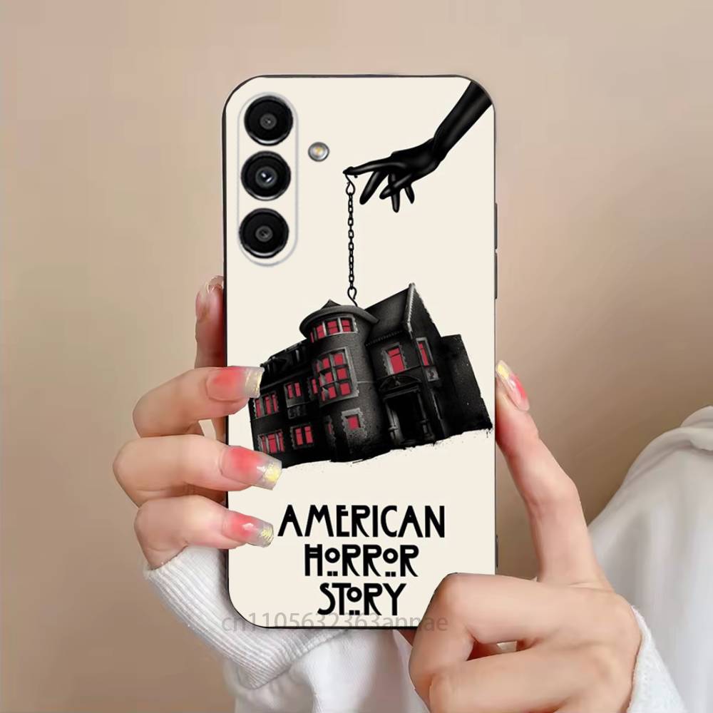 AHS American Horror Story  Phone Case For Samsung S25,24,23,22,21,S20,Ultra,Plus,FE Black Soft Cover