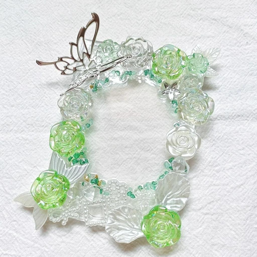 Original Design Electroplate Plasitic Frame Kpop Photo Binder Creative Idol Photo Card Holder for 3 Inch Card Wholesales 2025