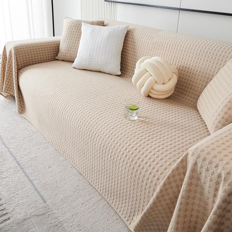Summer Cool Feeling Ice Silk Sofa Towel a Whole Full Covered Fresh Sofa Cover Cloth Non-Slip Sofa Cushion Blanket