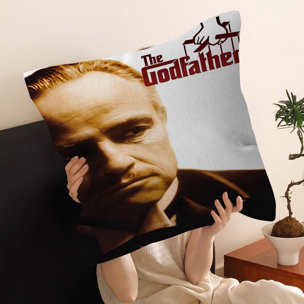 Classic Movie Gangsters The Godfather Personalized Picture Text Home Decorative Pillows Household Gifts 45X45Cm