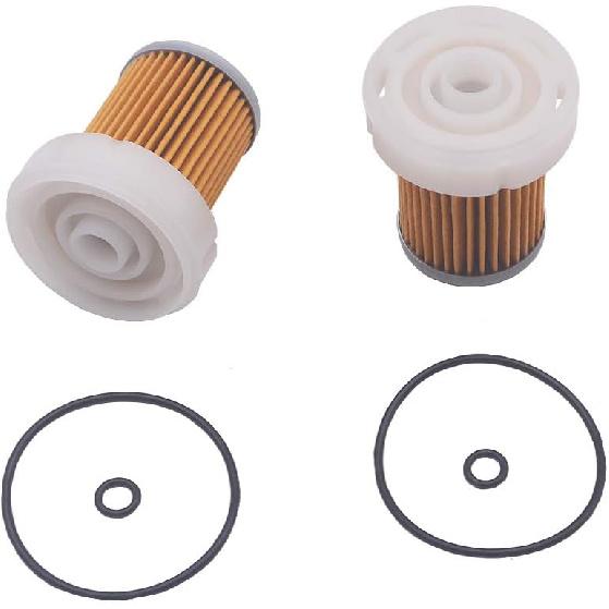 2 Pcs Replacement 6A320-59930 Fuel Filter With O Ring For Kubota B3030 B7400 L3800DT L3800F RTVX1120DW RTVX1140R