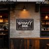 Vintage Pub Bar Club Decor Poster Metal Tin Sign Welcome Whiskey Bar Metal Signs for Restaurant Home Art Wall Decor Accessories