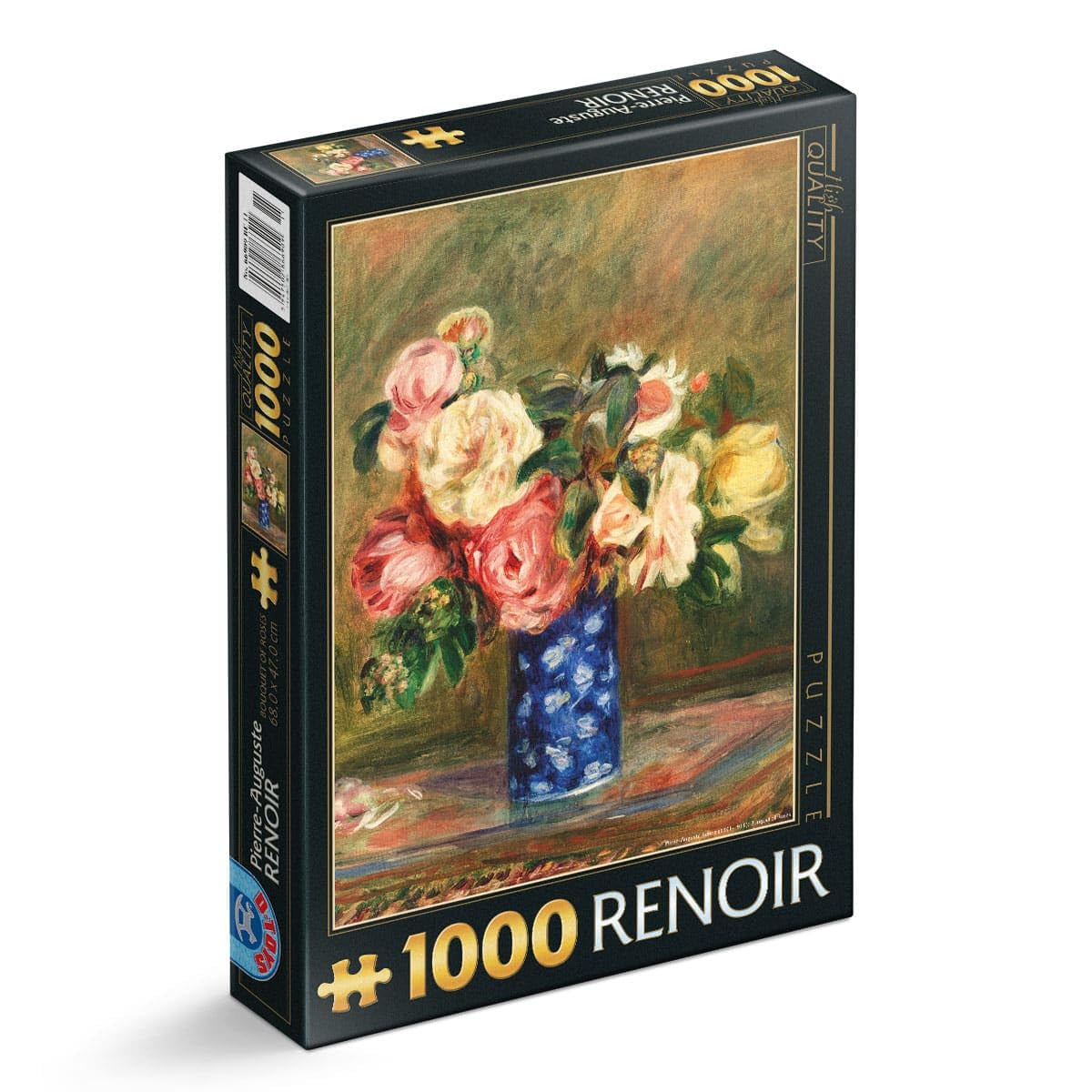 

D-Toys 1000-piece jigsaw puzzle, 66909-RE11, Pierre-Auguste Renoir: Bouquet of Roses, 47 x 68 cm