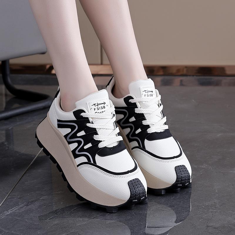 

Папины кроссовки для девочки 2025 весна и осень новинка корейская версия женская обувь студенческие беговые кроссовки повседневная обувь кеды 879-1 40