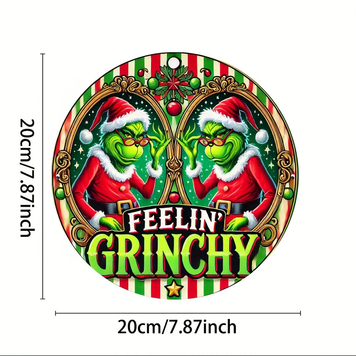 

8x8-дюймовая прочная алюминиевая рождественская настенная вывеска — идеально подходит для украшения спален, кухонь, столовых и баров. чёрный