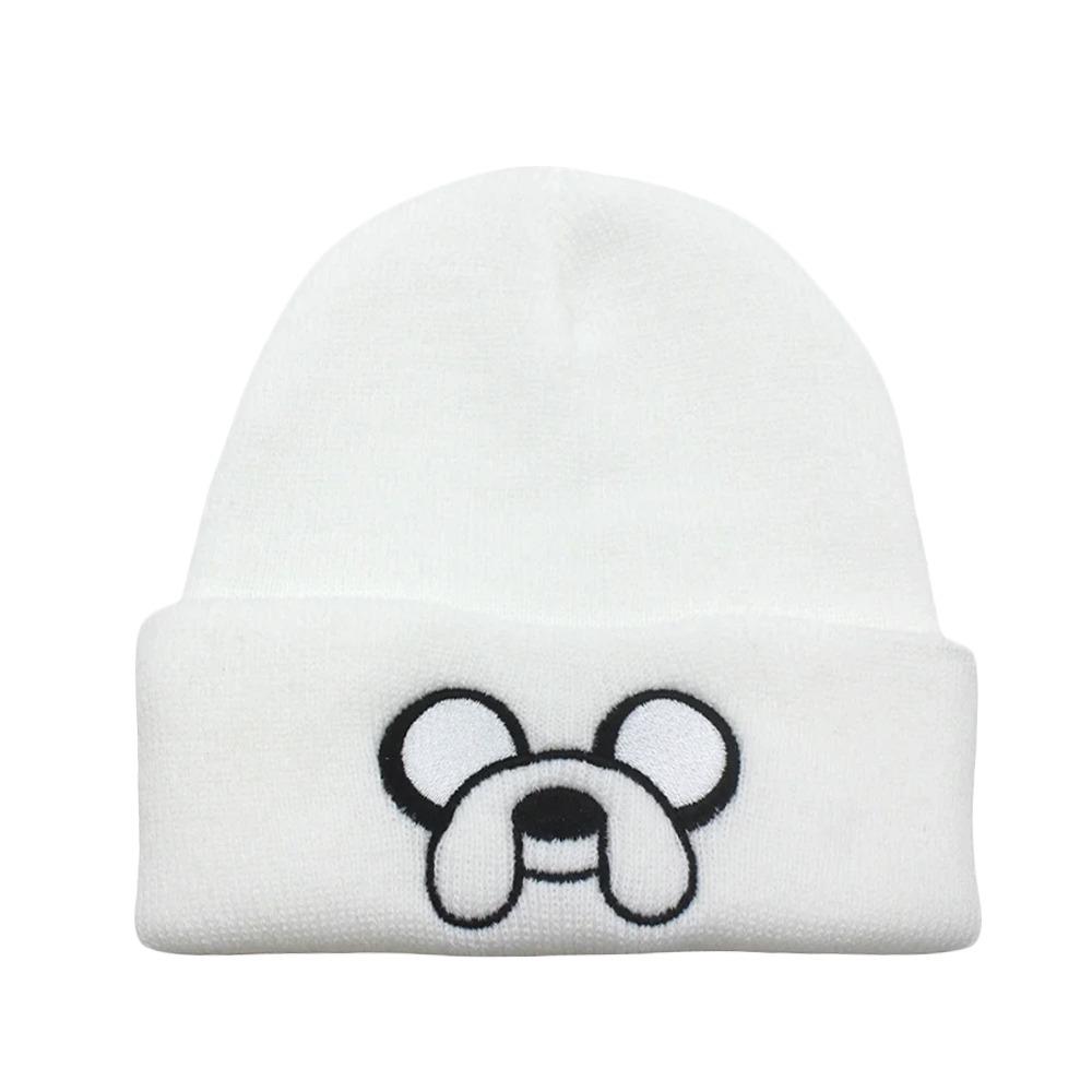 Embroidery Knitted Cap Ear Protection Beanie Hats Fashion Bonnet  Outdoor