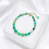 3*5mm Bracelet Natural Stone Luxury Quality Jewelry for Women  Tourmaline Bts Handmade Baroque  Party /Wedding Luxury Gift Set