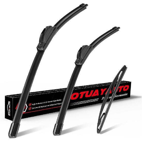 OTUAYAUTO 22"+22" Windshield Wiper Blades Replacement for Chevrolet Silverado 1500 2500 3500 1999-2006 2019-2024 Front Window Wiper Fit Factory