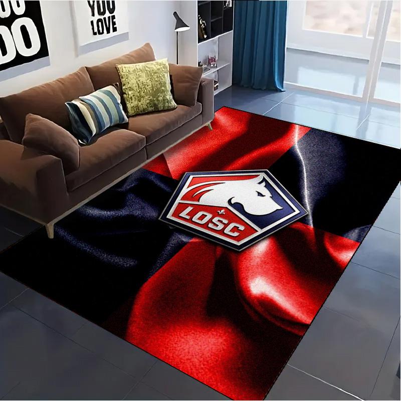 Lille OSC Carpet Rug for Living Room Bedroom Home Sofa Decoration,Kids play Non-slip Floor Mat