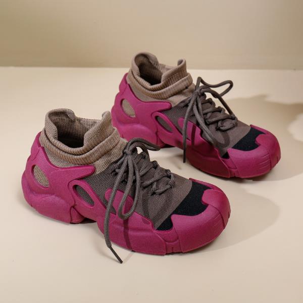 

Мода Женские Кроссовки Обувь 2025 Мода Теннис Женские Носки Подследники Женская обувь Дизайнер Новые Сетка Каблуки Повседневные Кроссовки Розы Средний Хлопок 35