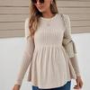 Autumn Winter Versatile Long Sleeve Maternity Pullover Dress