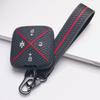 Silicone Smart Key Cover for Zeekr Zeekr 001 Zeekr 009 Zeekr X Zeekr 007 with Keychain Honeycomb Texture Racing Stripe Remote Key Case Protector