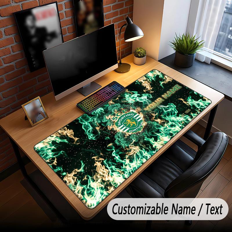 Large Mouse Pad Sporting CP Print Custom Name Text Desk Mat for Office Gaming