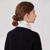 Woman Blouse Tops Ruffle Lace False Collar Sweater Shirt Decorative Fake Collar Detachable Stand Collar Clothes Accessories