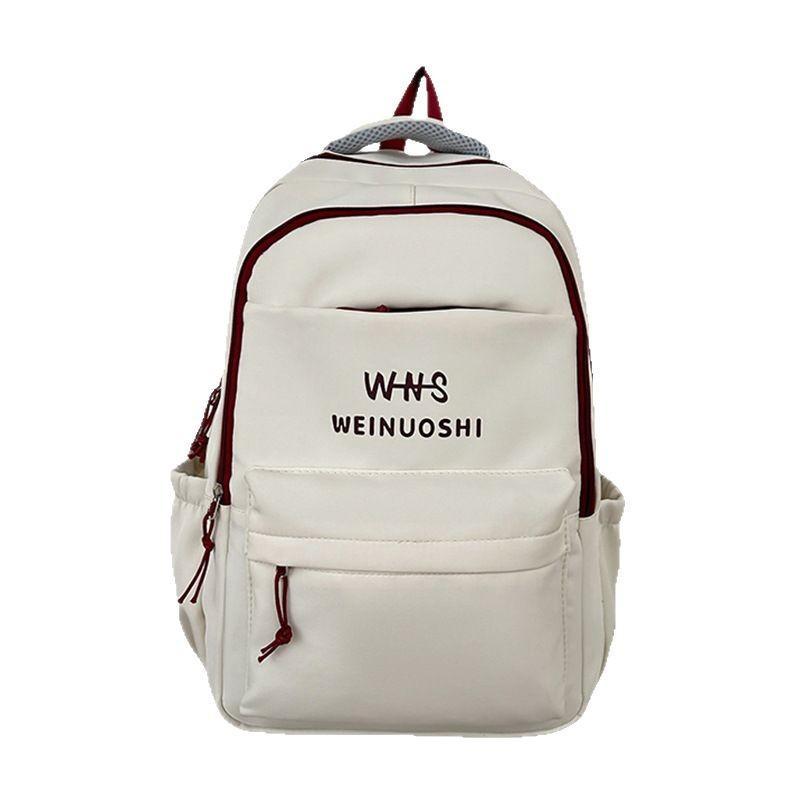 New Elementary School Schoolbag for Girls Junior High School Students Large Capacity Letter School Backpack Backpack