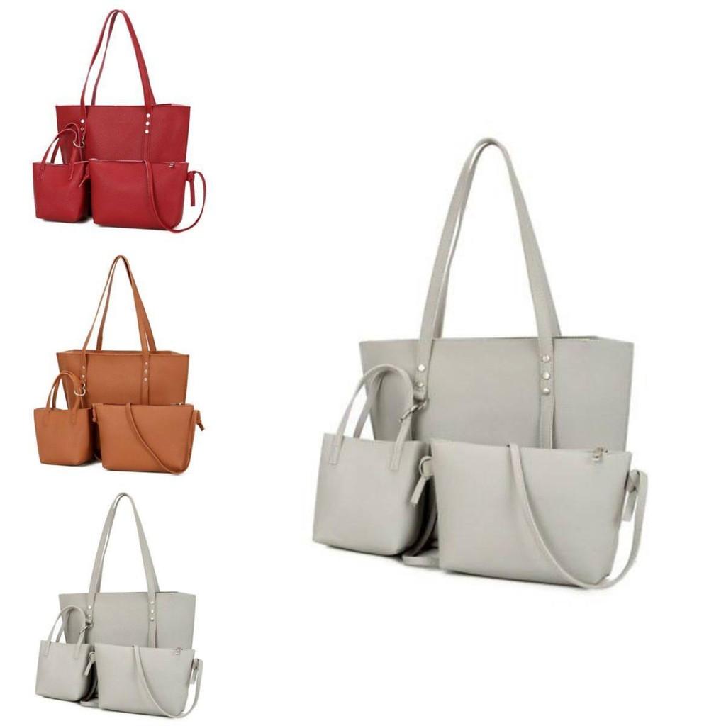 Womens Large Purse With Sewn Design And Magnetic Closure For Everyday Use