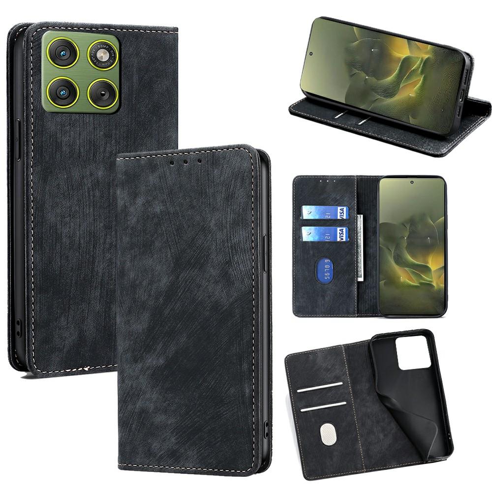 For Motorola Edge 70 5G Case RFID Blocking Wallet Foldable Stand Leather Phone Cover