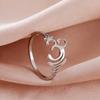 Lemegeton Lotus Flower OM Unalome Symbol Yoga Rings for Women Stainless Steel  Buddhism Finger Rings Jewelry for Women