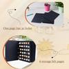 Black Pin Display Binder Felt Page Pin Binder for Cleectors Enamel Pin Display Book