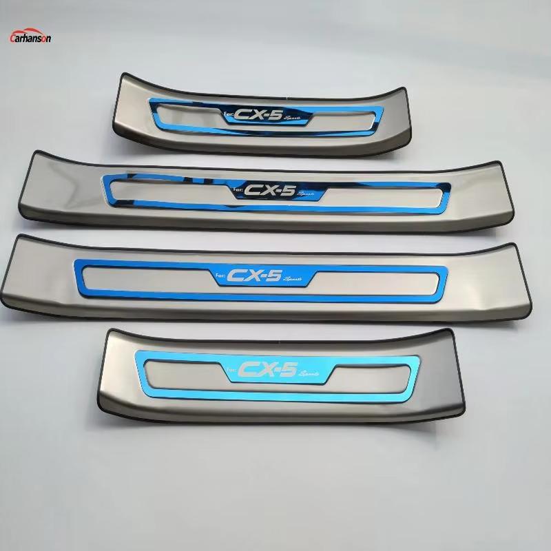 Accessori Auto Per Mazda CX-5 CX 5 CX5 2017 Battitacco Originale Acciaio Inossidabile Protezione Davanzale Porta Rivestimento Styling