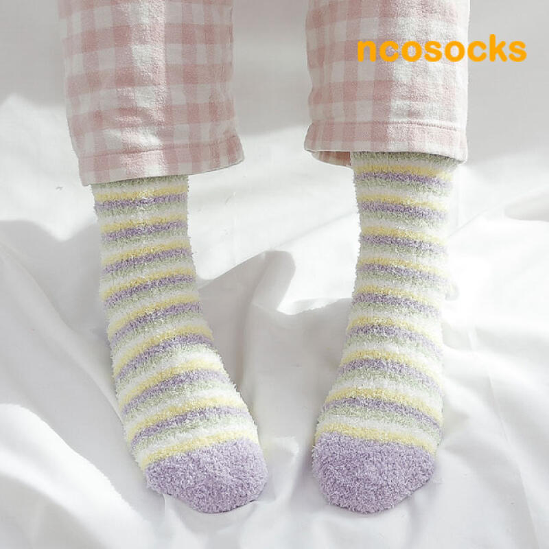 wint004_A little thicker, Zanlingle sleeping socks Green