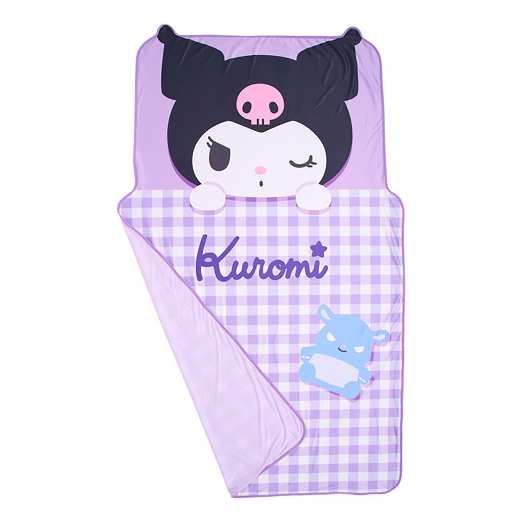 Sanrio Nap Blanket Kuromi Polyester Nylon Cool Touch Fabric Lap Blanket 433101 (SANRIO) Surface 100% / Back 100%