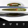 4 stücke Auto Türgriff Anti Scratch Aufkleber Carbon Faser Sport Schutz Aufkleber Dekor Aufkleber Auto Exterior Styling Zubehör