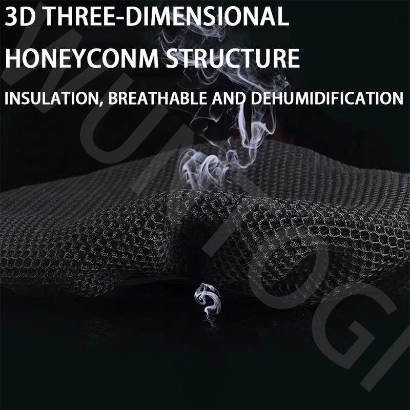 DS 625 X Nylon Mesh Heat Insulation Non-slip Cushion For Loncin Valico DS625X Motorcycle 3D Airflow Honeycomb Mesh Seat Cover