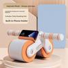 Anti-Slip Abdominal Workout Roller Automatic Rebound Ab Roller  Arm Waist Leg Exercise