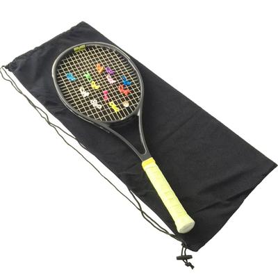Tennis Racket Storage Bag Soft Velvet Racket Protactive Sleeve Tennis Racket Pouches Drawstring Racket Bag for Carrying