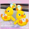 Top Ball Yellow Duck Light And Sound Toy With Rotating Effects For Kids And Toddler Play