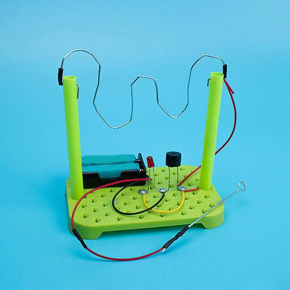 DIY Physical Scientific Experiments Circuit Kit ABS Electronic Components Children Educational Manual Toys Random Color