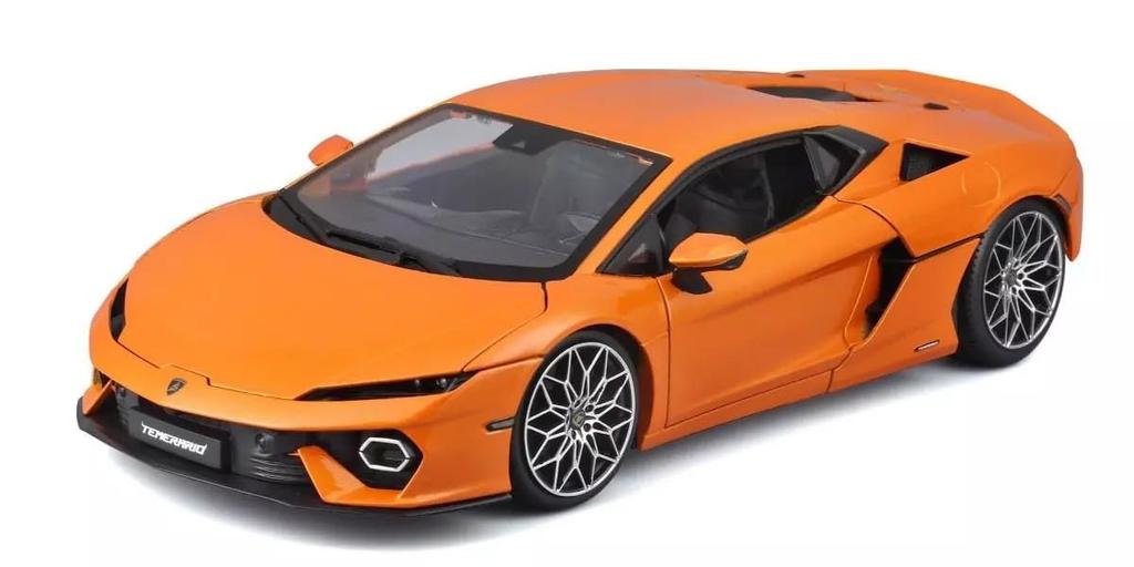 Kyosho Bburago Scale Lamborghini Temerario Orange Finished Model BUR11052OR 1/18